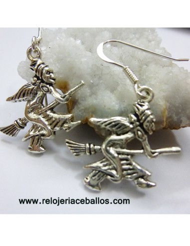 Pendiente Bruja de plata PBR1