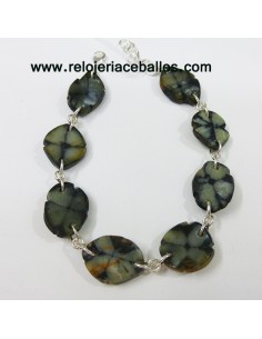 Pulsera de Quiastolita y plata BPQ3