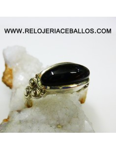 Sortija de Plata y Azabache...