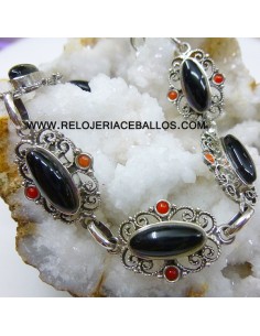 Pulsera de plata con...