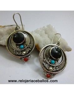 Pendientes de plata con...