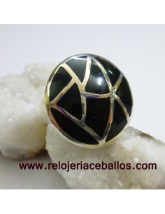 Sortija de Azabache y Plata...