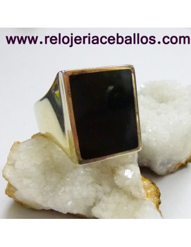 Sello de Plata de ley con Azabache SELLOAZ