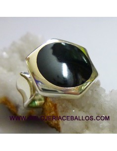 Anillo de Azabache y Plata...