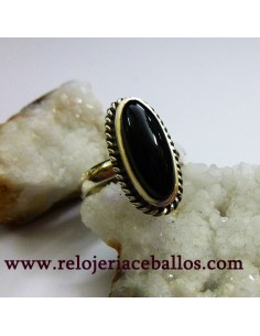 Azabache asturiano anillo...