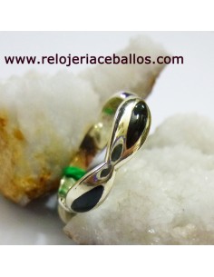 Anillo de Azabache y plata...