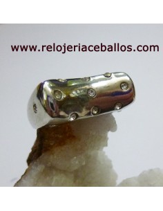 Anillo de Pedida de Plata y...