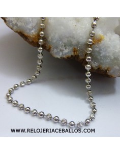 Cadena de Bolitas tallada CBL70