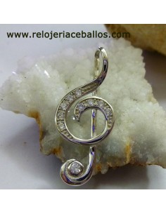 Colgante de Plata Clave de...