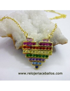 Corazón Arcoiris en forma...