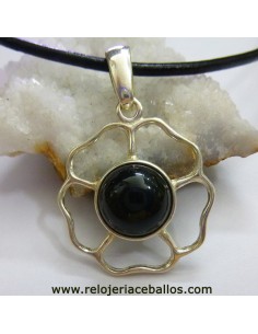Flor con Azabache FL5