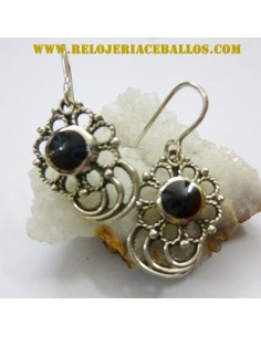 Pendientes de Filigrana con Azabache F160P