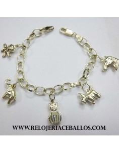 PULSERA CON COLGANTES IX79A