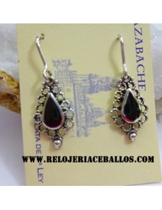Pendientes con Azabache y Filigrana F122 2