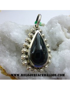 Lágrima colgante de plata N30