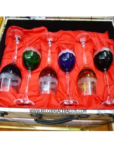 Conjunto de Copas de color...