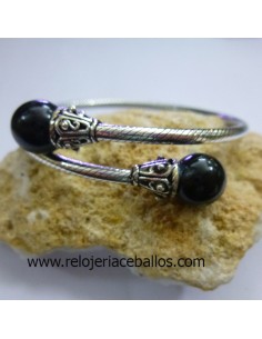 Brazalete de plata y...