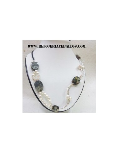 Collar de Quiastolita e Infinito QG3
