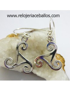 Pendientes Celtas con trisquel