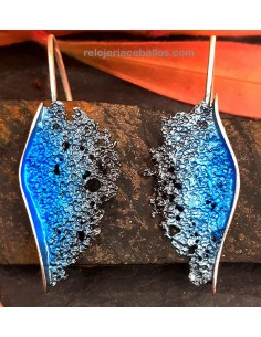 Orfega Pendientes Ala de Ángel Azul 112280GP