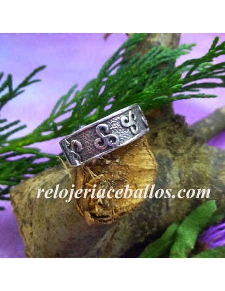 Triskel Anillo Celta en Plata 146-0007