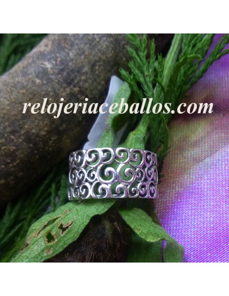 Anillo de Plata con todo Triskeles 146-0005