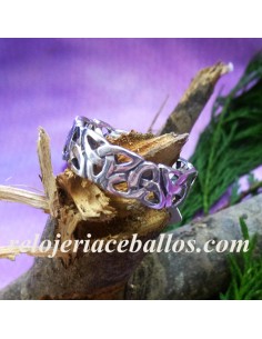 Anillo de plata con Triketa  145-0003