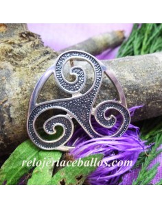 Colgante Triskel con Espirales TRES