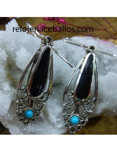 Azabache Pendientes Regionales Típicos F196