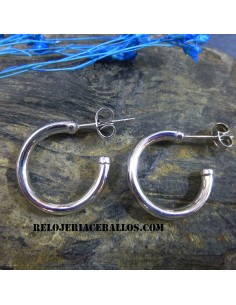 Arete de plata inalterable...