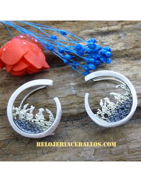 Joyas Orfega Pendiente Ola 112236xgp-9