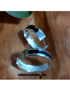 Arete de azabache asturiano T04212