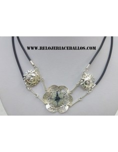 gargantilla de plata y quiastolita  QG12
