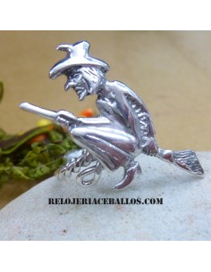 Bruja Anillo  de Plata Ajustable BAPA 2