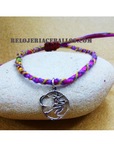Pulsera Cordón con Bruja PBR1