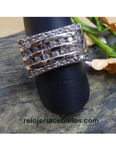 Sortija de plata y Circonitas n 14 2