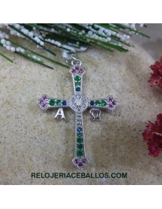 Cruz de la Victoria de Plata y Pedrería 108