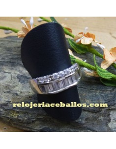 Sortija de Plata y Circonitas FS1 2