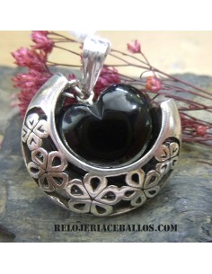 Corazón de Azabache con Luna invertida CGLI