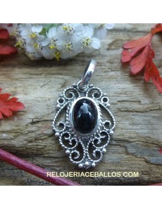 Colgante de Plata y Azabache GC1