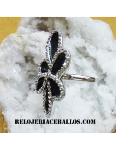 Sortija de Plata con Esmalte y Circonitas num 13 2