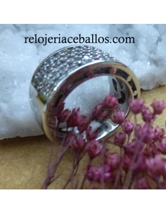 Anillo de Plata con Circonitas para Pedida nº 15 2
