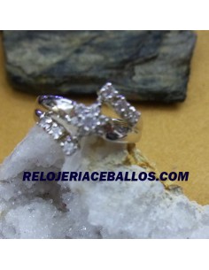 Sortija de Plata y Circonitas n 14