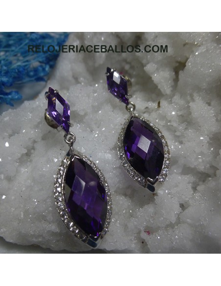 pendientes de plata de ley ref 5998