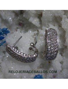 Pendientes con Pedrería y omega 1AH21B