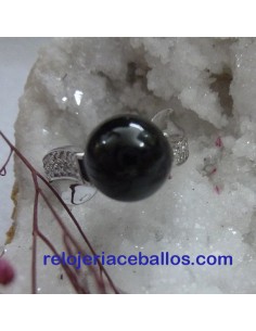 Anillo Pedrería y Bola de Azabache APB2 2