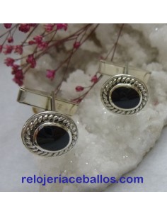 Gemelos de Azabache en Plata GAG