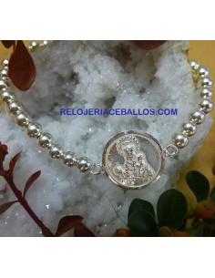 Pulsera Elástica con Virgen de Covadonga BLMV