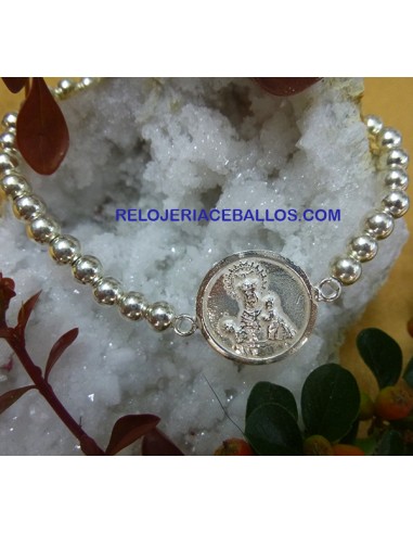 Pulsera Elástica con Virgen de Covadonga BLMV