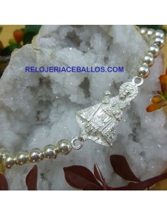 Santina de Covadonga en Pulsera elástica BLSL